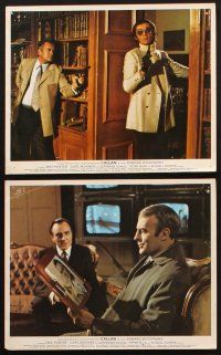 8d229 CALLAN 6 color English FOH LCs '74 all of Edward Woodward's enemies are dead!