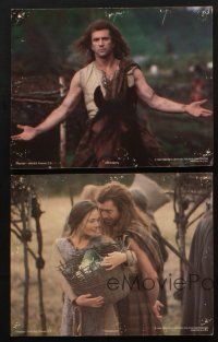 8d249 BRAVEHEART 5 8x10 mini LCs '95 cool images of Mel Gibson as William Wallace!