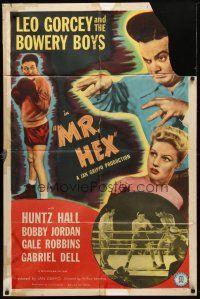 8f669 MR HEX 1sh '46 Leo Gorcey, Huntz Hall, Bowery Boys, great wacky boxing images!