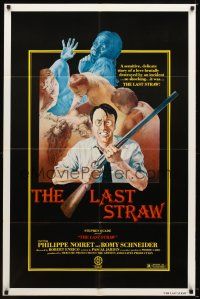 8f724 OLD GUN 1sh R79 Le Vieux fusil, Philippe Noiret & Romy Schneider, The Last Straw!