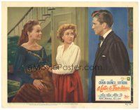 8g781 LETTER TO THREE WIVES LC #4 '49 c/u of Jeanne Crain, Ann Sothern & young Kirk Douglas!