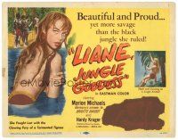 8g451 LIANE JUNGLE GODDESS TC '58 censored images of mostly naked 16 year-old Marion Michaels!