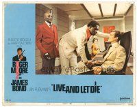 8g783 LIVE & LET DIE LC #2 '73 Roger Moore as James Bond held captive by Yaphet Kotto!