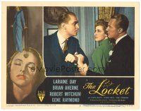 8g168 LOCKET LC #8 '46 close up of Laraine Day between Brian Aherne & Gene Raymond!