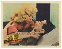 8g170 LONG HAUL LC #2 '57 romanitc close up of Victor Mature & super sexy Diana Dors