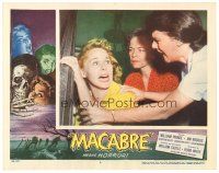 8g799 MACABRE LC #4 '58 William Castle, terrified women including Ellen Corby & Jacqueline Scott!