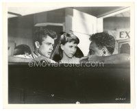 8k282 EAST OF EDEN candid 8x10 still '55 James Dean & Julia Harris with director Elia Kazan!