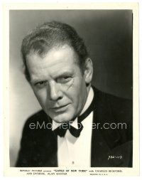 8k357 GANGS OF NEW YORK 8x10 still '38 best c/u of scar-faced Charles Bickford in tuxedo!