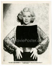 8k386 GLENDA FARRELL 8x10 still '36 head & shoulders portrait in pretty black outfit!