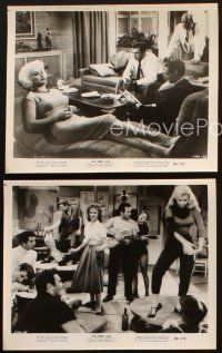 8w434 BEAT GENERATION 3 8x10 stills R61 sexy Mamie Van Doren, beatnik Ray Danton, This Rebel Age!