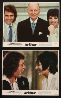 8w561 ARTHUR 8 8x10 mini LCs '81 wacky alcoholic Dudley Moore, Liza Minnelli, John Gielgud!