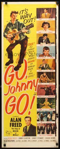 8z312 GO JOHNNY GO insert '59 Chuck Berry, Alan Freed, you know, like I mean - it's way out!