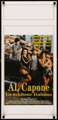 8z780 AL CAPONE LO STALLONE ITALIANO Italian locandina '95 wacky sexploitation version!