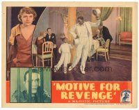 9f148 MOTIVE FOR REVENGE LC '35 great c/u of African American man & boy tap dancing in nightclub!