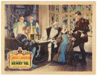 9f157 PRIVATE LIFE OF HENRY VIII LC '33 Charles Laughton, Binnie Barnes, Robert Donat, Korda