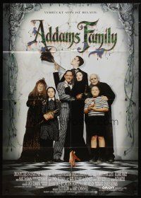 9m426 ADDAMS FAMILY German '91 Raul Julia, Christina Ricci, Christopher Lloyd, weird is relative!