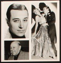 1b293 GEORGE RAFT 17 8x10 stills '40s-70s great portraits of the star in a variety of roles!