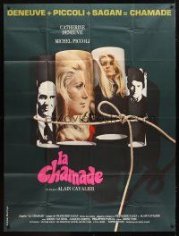 1e547 LA CHAMADE French 1p '68 Catherine Deneuve, Michel Piccoli, directed by Francoise Sagan!