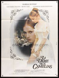 1e557 LADY OF THE CAMELIAS style B French 1p '80 Isabelle Huppert, from Alexandre Dumas!