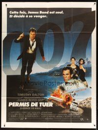 1e567 LICENCE TO KILL French 1p '89 Timothy Dalton as James Bond, he's out for revenge!