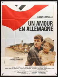 1e575 LOVE IN GERMANY French 1p '80 Hanna Schygulla, directed by Andrzej Wajda, Philippe art!