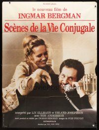 1e648 SCENES FROM A MARRIAGE French 1p '75 Ingmar Bergman, Liv Ullmann, Erland Josephson