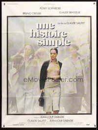 1e661 SIMPLE STORY French 1p '80 Romy Schneider in Claude Sautet's Une histoire simple!