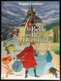 1e664 SLEEPING BEAUTY French 1p R80s Walt Disney cartoon fairy tale fantasy classic!