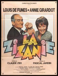 1e668 SPAT French 1p '78 Louis de Funes, Annie Girardot, art by Rene Ferracci!