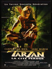 1e680 TARZAN & THE LOST CITY French 1p '98 Casper Van Dien saves civilization from evil!