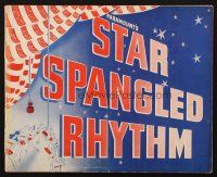 1e188 STAR SPANGLED RHYTHM pressbook '43 images of all of Paramount's best 1940s stars!