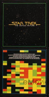 1e258 STAR TREK English promo portfolio '79 different full-color brochures not seen elsewhere!