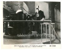 1h560 INVISIBLE RAY 7.75x9.5 still R48 cool image of Boris Karloff wearing helmet & gloves!