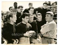 1h561 IRON MAJOR 7x9.25 still '43 former WWI hero Pat O'Brien surrounded by his football team!