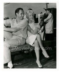 1h101 IT HAPPENED TO JANE candid 8x10 still '59 Doris Day & husband/producer by Cronenweth!