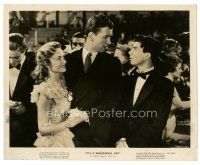 1h565 IT'S A WONDERFUL LIFE 8x10 still '46 James Stewart cuts in on Alfalfa who's with Donna Reed!