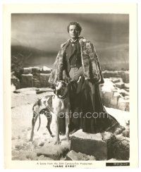 1h569 JANE EYRE 8x10 still '44 wonderful portrait of Orson Welles with cool Great Dane dog!