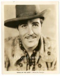 1h585 JOHN BOLES 8x10 still '30 head & shoulders smiling cowboy portrait from Song of the West!