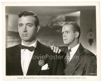 1h610 LARCENY 8x10 still '48 close up of Dan Duryea consoling upset John Payne in tuxedo!