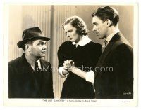 1h611 LAST GANGSTER 8x10 still '37 c/u of Edward G. Robinson, James Stewart & Rose Stradner!