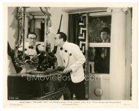 1h678 MILKY WAY 8x10 still '36 guy watches Harold Lloyd practicing his mean face in mirror!