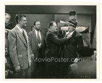 1h691 MUTINEERS 8x10 still '49 George Reeves in a tense scene with six other guys!