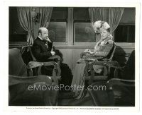 1h695 MY LITTLE CHICKADEE 8x10 still '40 c/u of Mae West & Donald Meek sitting together on train!