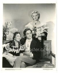 1h702 NEW WINE 8x10 key book still '41 Alan Curtis between sexy Ilona Massey & Binnie Barnes!