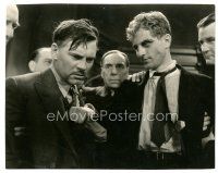 1h707 NIGHT COURT 7.25x9.25 still '32 close up of Phillips Holmes grabbing Walter Huston's tie!