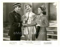 1h709 NIGHT IN CASABLANCA 8x10 still '46 Groucho Marx with Drake & Collier after explosion!