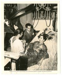 1h147 NIGHT IN PARADISE candid 8x10 still '45 director Lubin goes over scene w/ Bey & Merle Oberon!