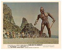 1h570 JASON & THE ARGONAUTS color 8x10 still #7 '63 cool Harryhausen special fx image of colossus!