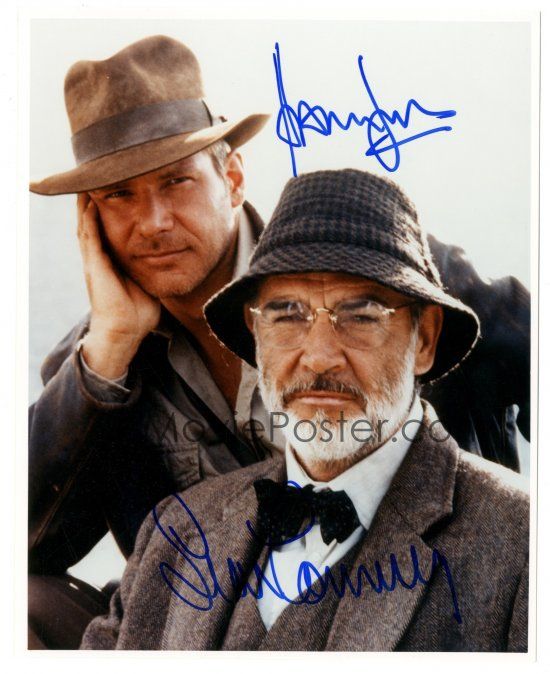 Harrison ford and sean connery autograph #5