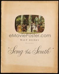 1y395 SONG OF THE SOUTH souvenir program book '46 Disney, Uncle Remus, Br'er Rabbit & Br'er Bear!